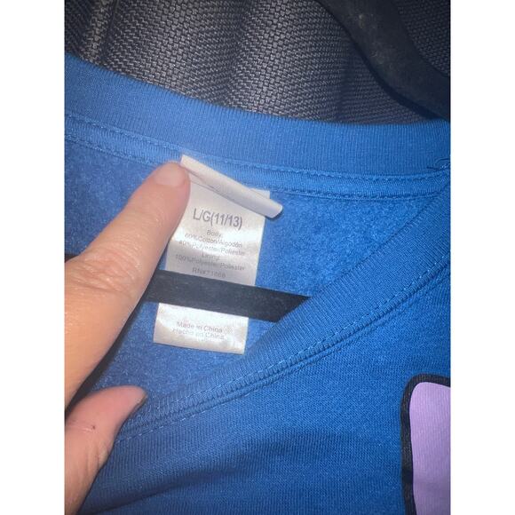 Ugly Christmas Sweater Xmas Sweatshirt Crewneck Size Large Disney Stitch - Picture 2 of 3